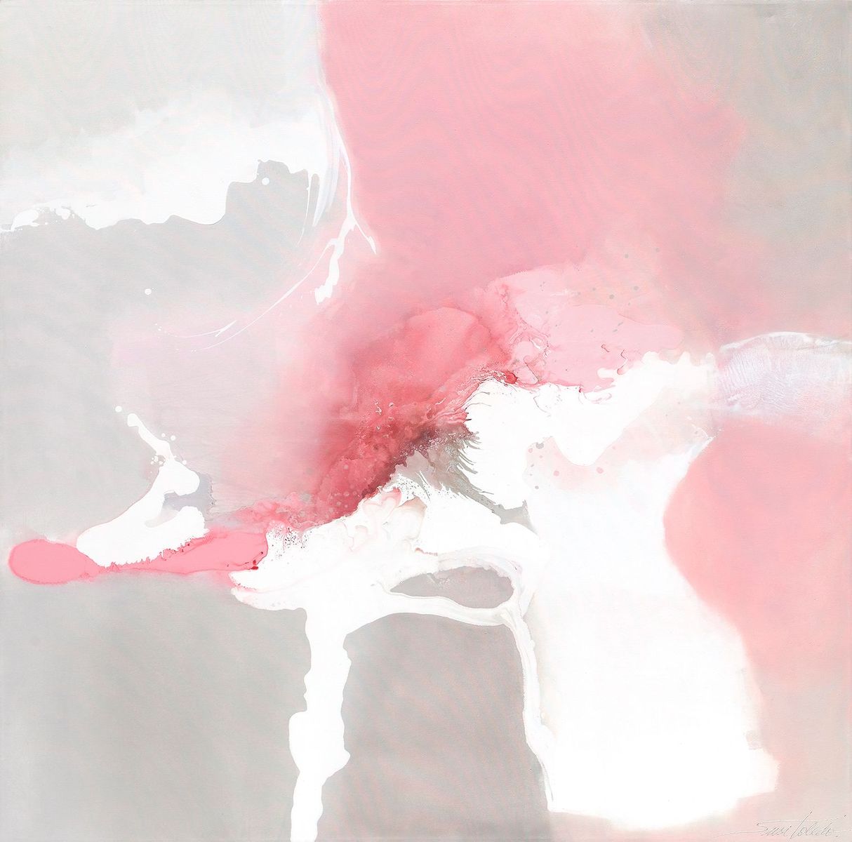 Rose quartzo e cinza