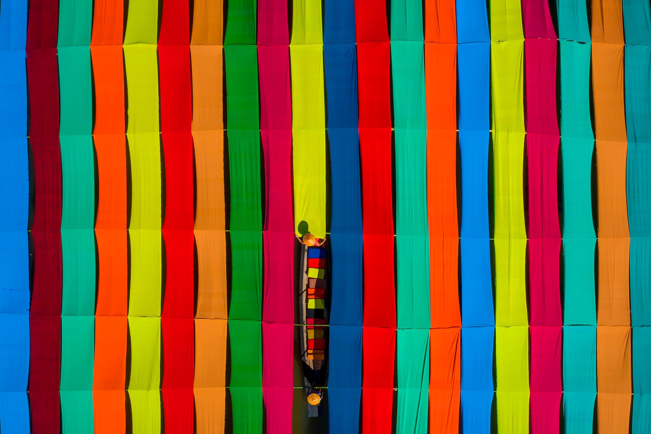 Couleurs des tissus inle