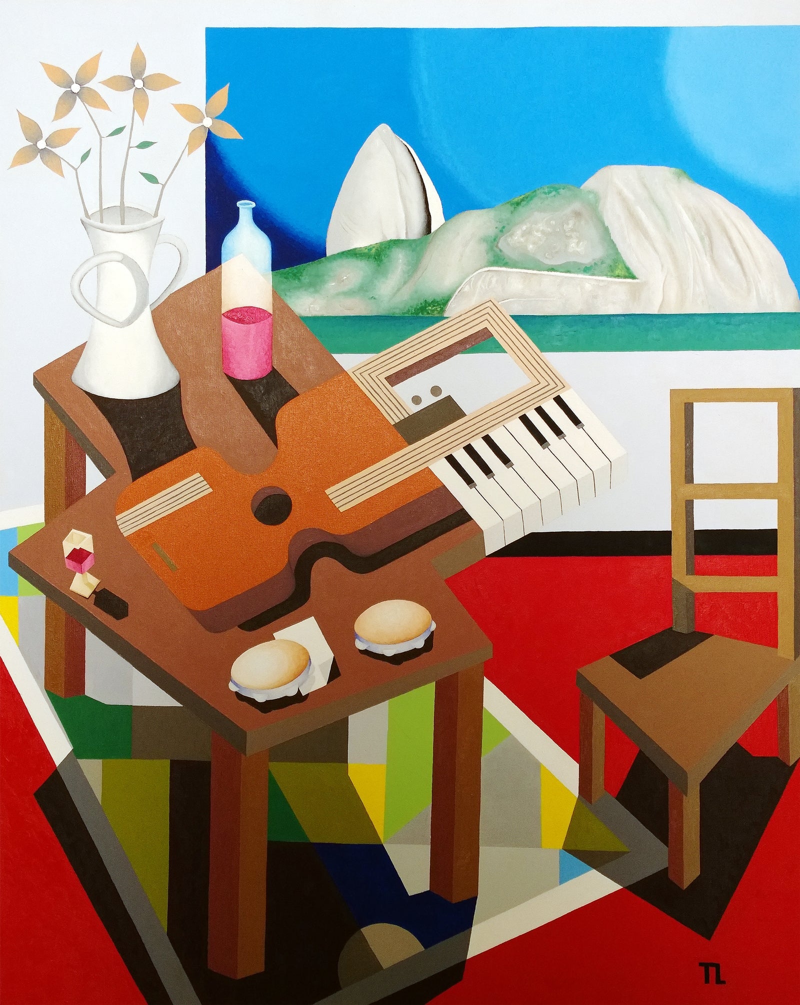 Mesa de musico XIX