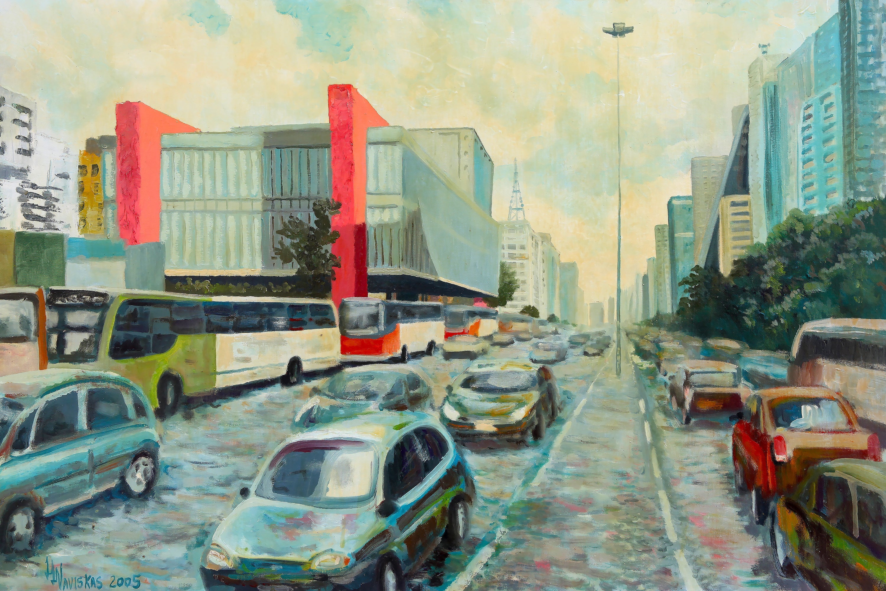 Avenida Paulista com MASP